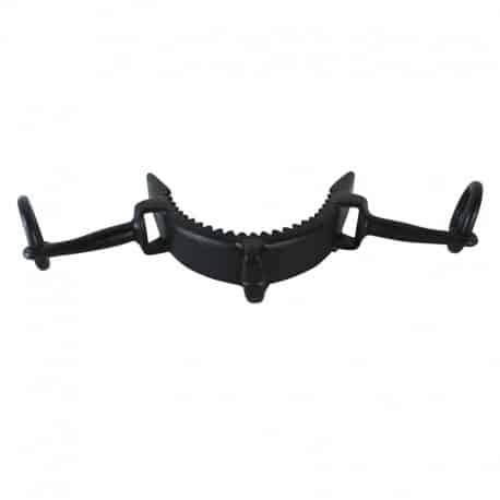 Muserola Fragua Inox. Pavonada 2 Pilares con Pasadores Metalicos - Tienda Hípica Online | D’Hispania ®