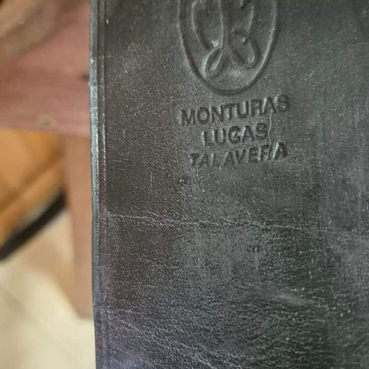 Ocasión Silla Vaquera Fibra Lucas - Rallada Usada Revisada 50cm Negro - Tienda Hípica Online | D’Hispania ®