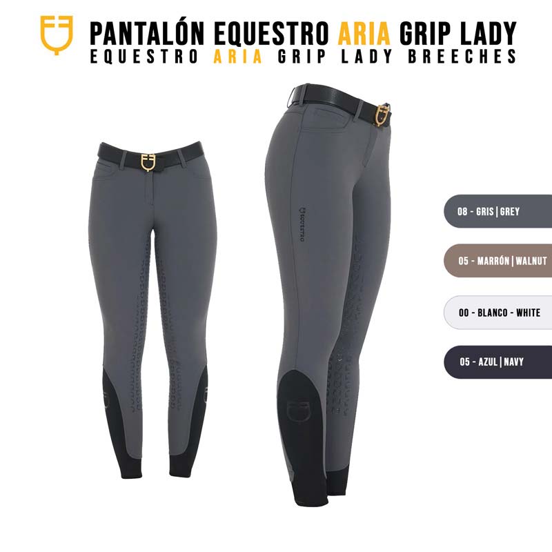 PANTALÓN EQUESTRO ARIA GRIP LADY ET06750 - Tienda Hípica Online | D’Hispania ®