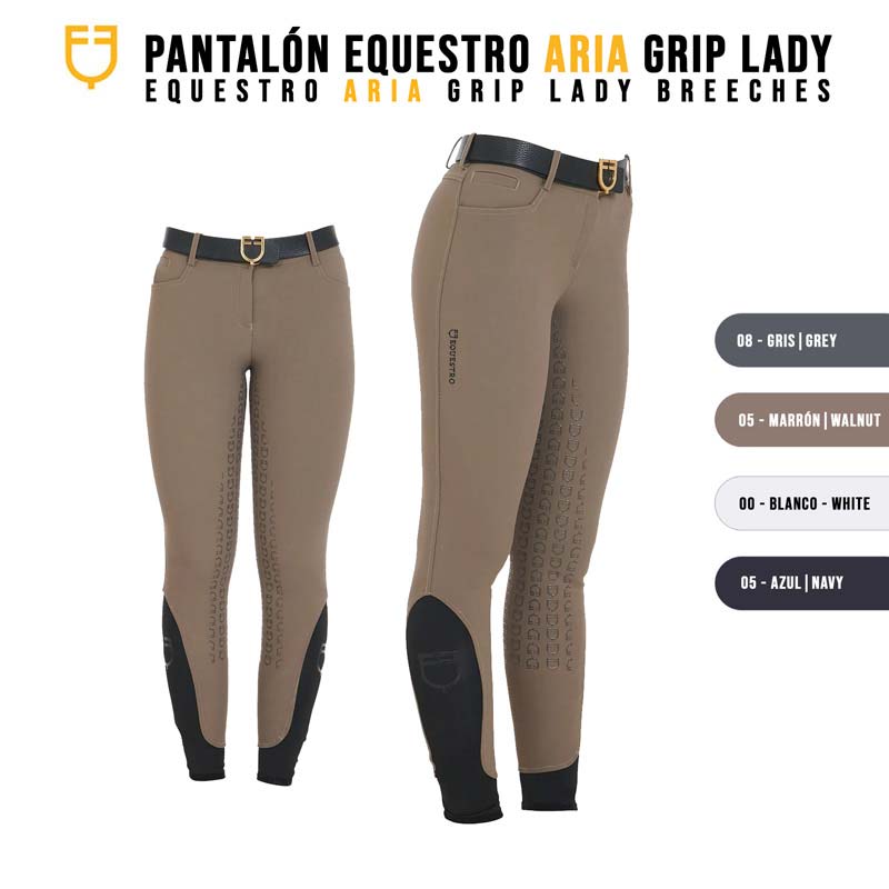 PANTALÓN EQUESTRO ARIA GRIP LADY ET06750 - Tienda Hípica Online | D’Hispania ®