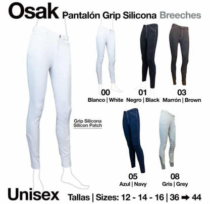 PANTALÓN GRIP SILICONA OSAK - Tienda Hípica Online | D’Hispania ®