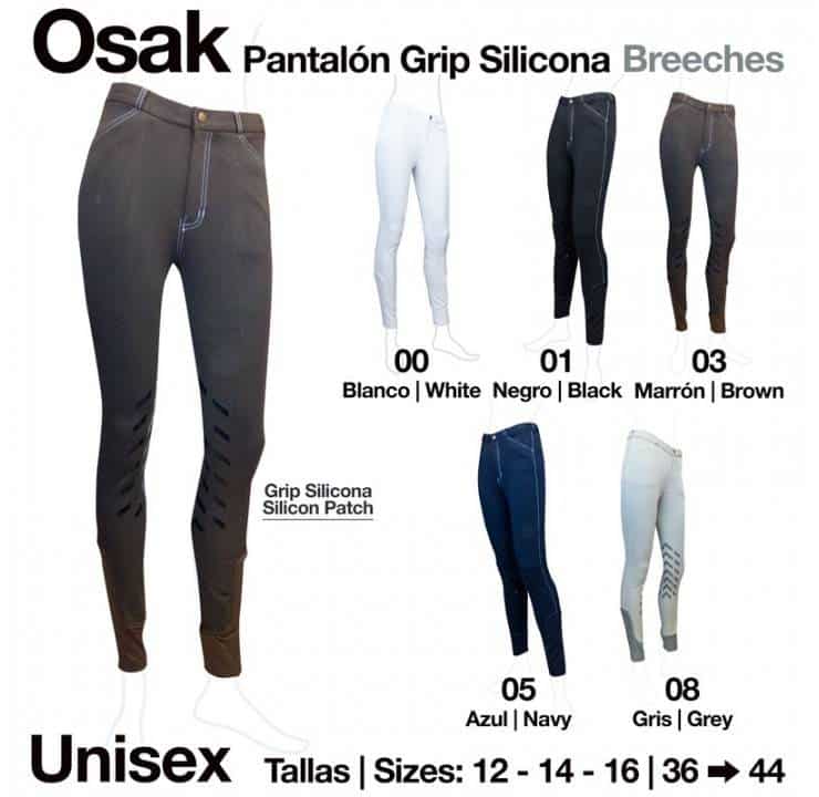 PANTALÓN GRIP SILICONA OSAK - Tienda Hípica Online | D’Hispania ®