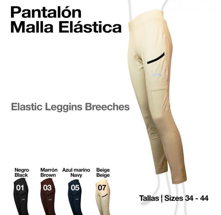 PANTALÓN MALLA ELÁSTICA 3001 - Tienda Hípica Online | D’Hispania ®