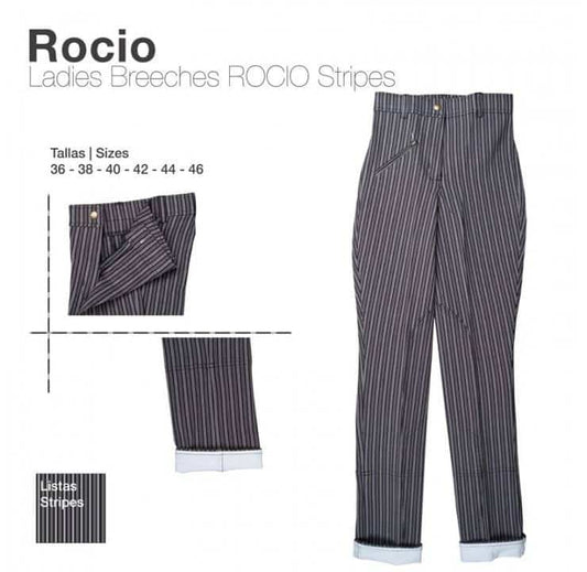 PANTALÓN MONTAR -ROCÍO- SEÑORA LISTAS - Tienda Hípica Online | D’Hispania ®