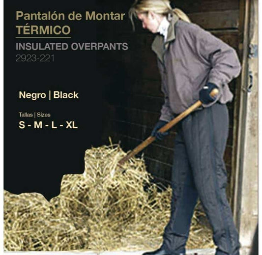 PANTALÓN MONTAR TÉRMICO NEGRO - Tienda Hípica Online | D’Hispania ®