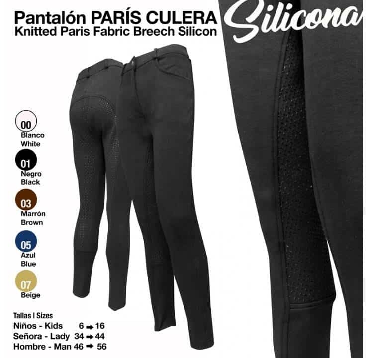 PANTALÓN PARÍS CULERA SILICONA - Tienda Hípica Online | D’Hispania ®