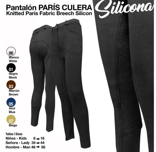 PANTALÓN PARÍS CULERA SILICONA - Tienda Hípica Online | D’Hispania ®