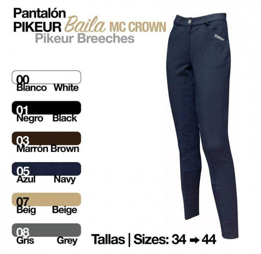 PANTALÓN PIKEUR BAILA MC.CROWN - Tienda Hípica Online | D’Hispania ®