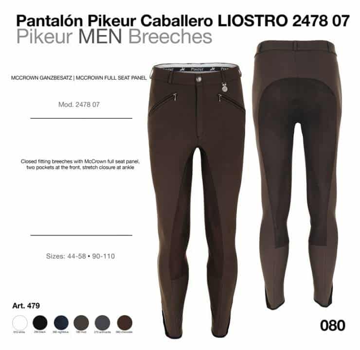 PANTALÓN PIKEUR CABALLERO LIOSTRO 2478-07 ART.479 - Tienda Hípica Online | D’Hispania ®