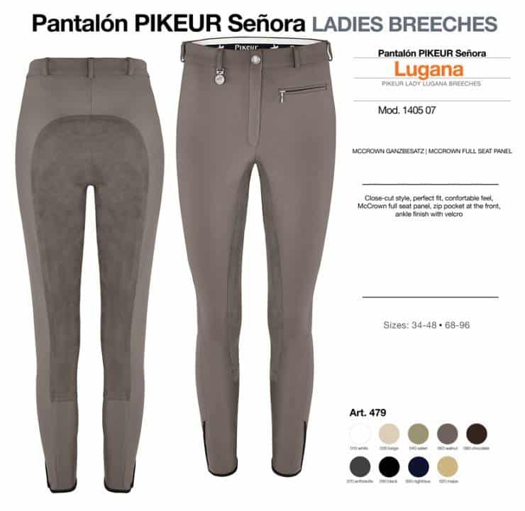 PANTALÓN PIKEUR SEÑORA LUGANA 1405-07 479 - Tienda Hípica Online | D’Hispania ®