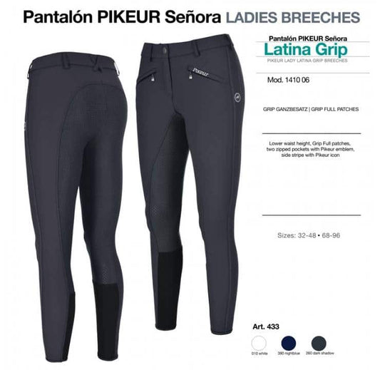PANTALÓN PIKEUR SRA LATINA GRIP 1410-06 433 - Tienda Hípica Online | D’Hispania ®