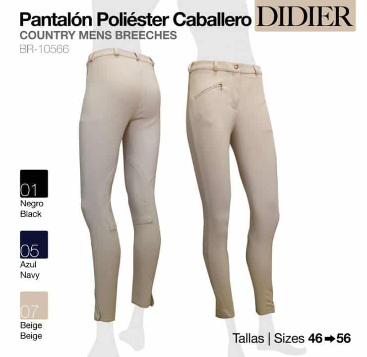PANTALÓN POLIESTER CABALLERO DIDIER - Tienda Hípica Online | D’Hispania ®