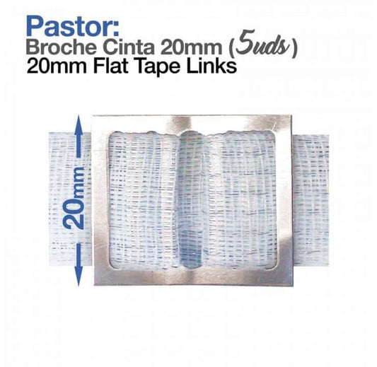 PASTOR: BROCHE CINTA 20mm 5uds - Tienda Hípica Online | D’Hispania ®