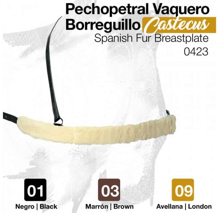 PECHOPETRAL VAQUERO BORREGUILLO CASTECUS - Tienda Hípica Online | D’Hispania ®
