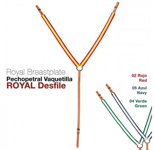 PECHOPETRAL VAQUETILLA ROYAL DESFILE - Tienda Hípica Online | D’Hispania ®