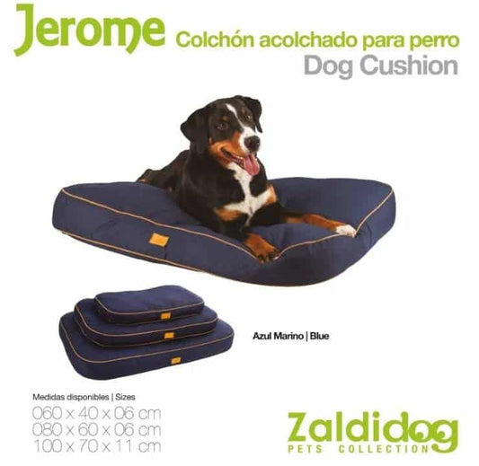 PERRO COLCHON ACOLCHADO JEROME AZUL - Tienda Hípica Online | D’Hispania ®