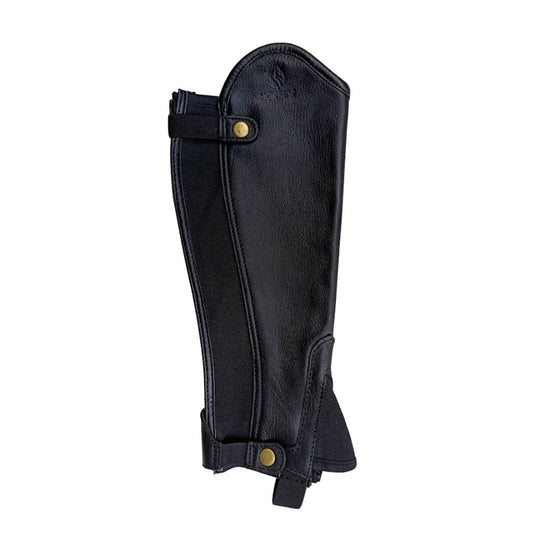 POLAINA CUERO CON ELÁSTICO ZALDI T+T MC002 - Tienda Hípica Online | D’Hispania ®