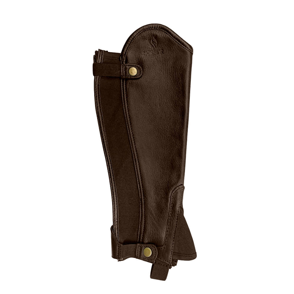 POLAINA CUERO CON ELÁSTICO ZALDI T+T MC002 - Tienda Hípica Online | D’Hispania ®