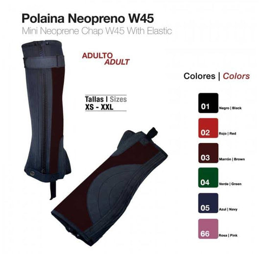 POLAINA NEOPRENO ADULTO W45 - Tienda Hípica Online | D’Hispania ®