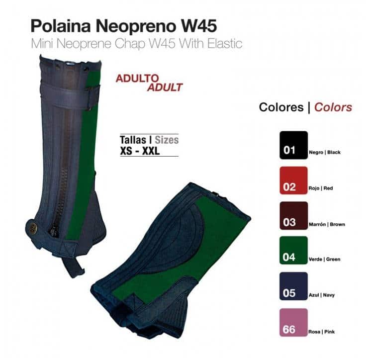POLAINA NEOPRENO ADULTO W45 - Tienda Hípica Online | D’Hispania ®