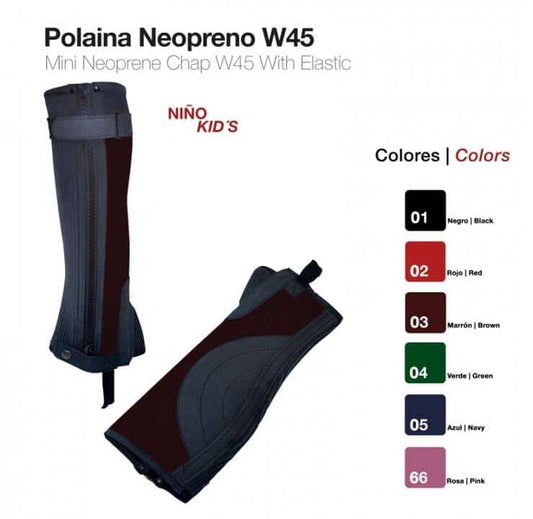 POLAINA NEOPRENO NIÑO W45 - Tienda Hípica Online | D’Hispania ®