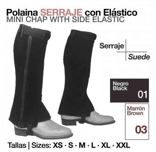 POLAINA SERRAJE CON ELÁSTICO - Tienda Hípica Online | D’Hispania ®