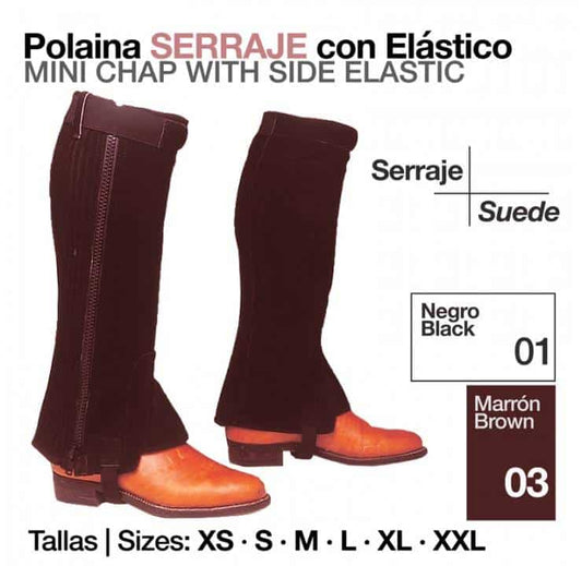 POLAINA SERRAJE CON ELÁSTICO - Tienda Hípica Online | D’Hispania ®