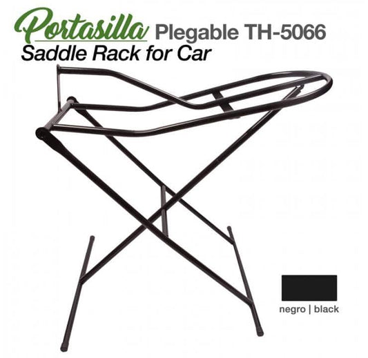 PORTASILLA PLEGABLE TH-5066 NEGRO - Tienda Hípica Online | D’Hispania ®