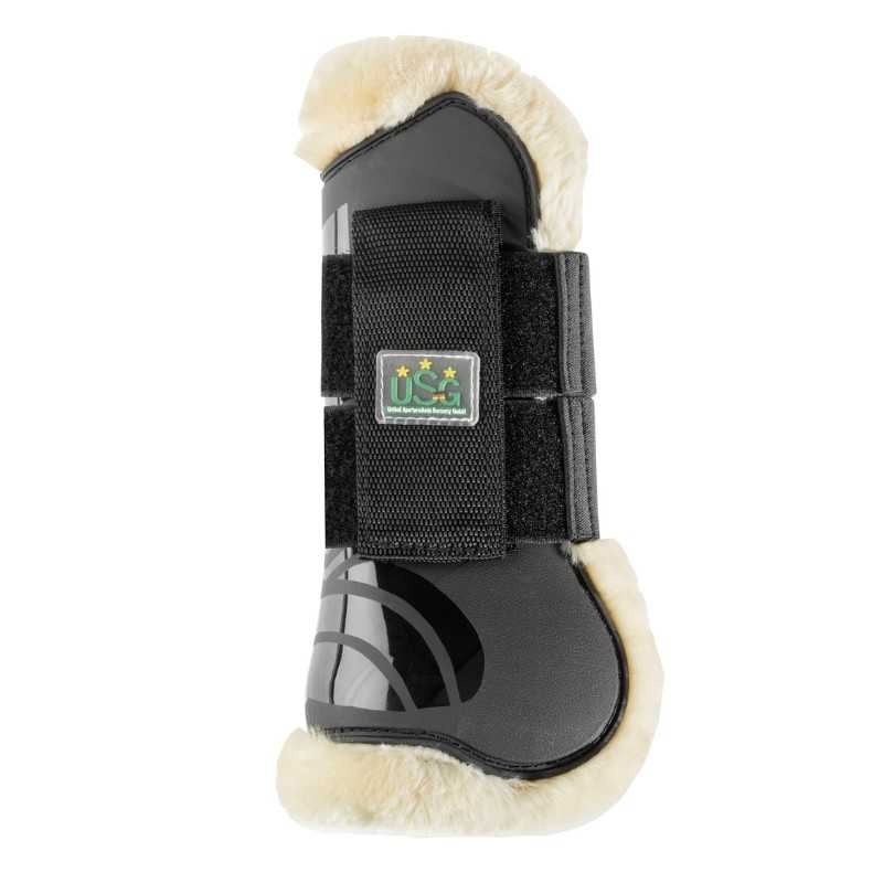 PROTECTOR DE TENDÓN RIBETE DE PIEL SINTÉTICA USG - Tienda Hípica Online | D’Hispania ®