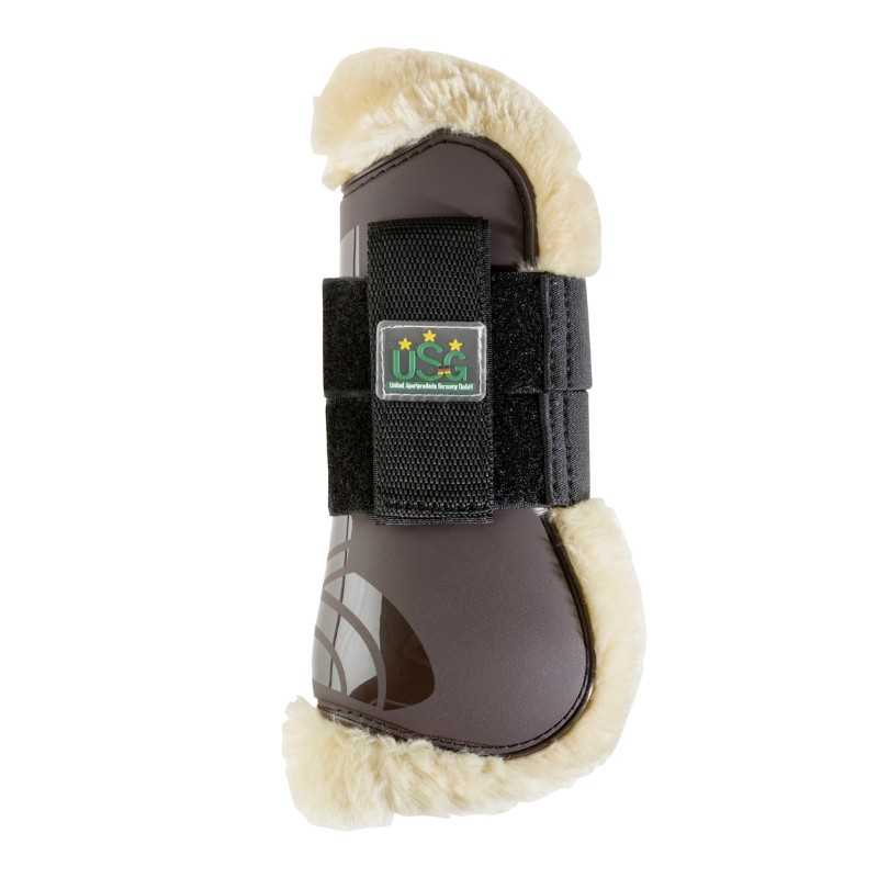 PROTECTOR DE TENDÓN RIBETE DE PIEL SINTÉTICA USG - Tienda Hípica Online | D’Hispania ®