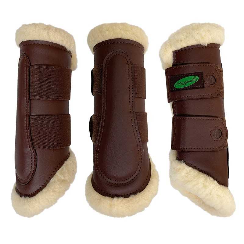 PROTECTOR DELANTERO FORRO BORREGUILLO MARJOMAN - Tienda Hípica Online | D’Hispania ®