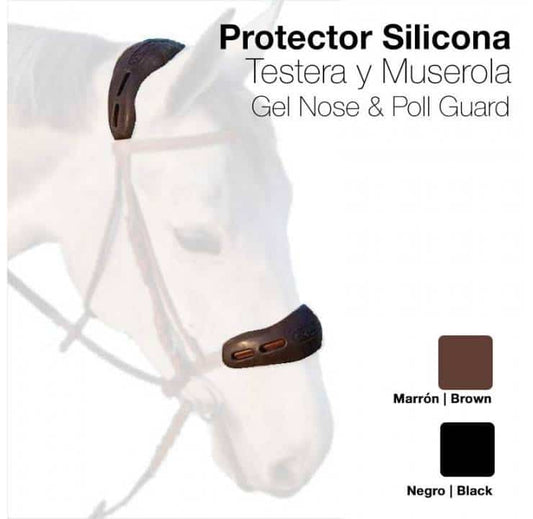 PROTECTOR MUSEROLA & TESTERA AC755 SILICONA - Tienda Hípica Online | D’Hispania ®