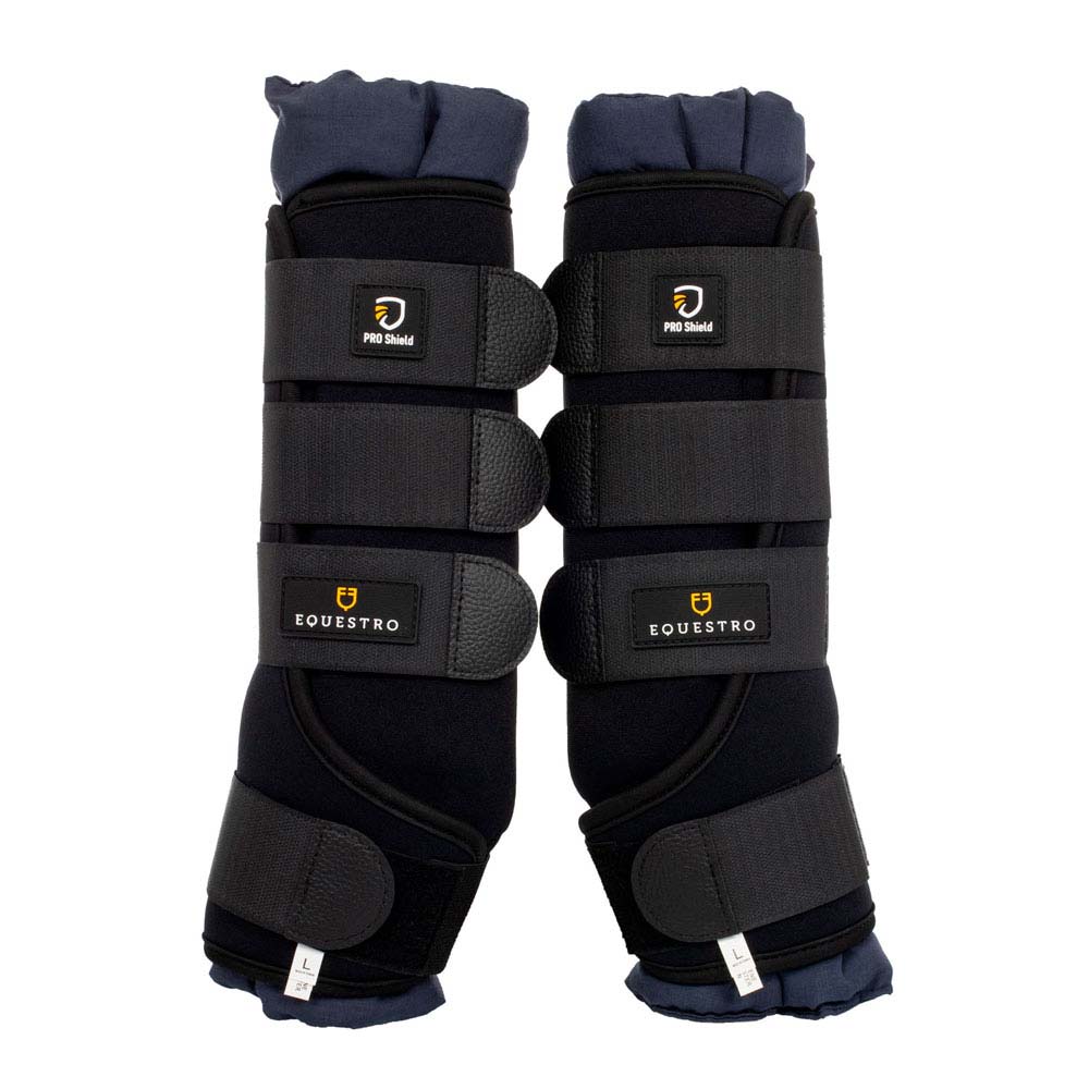 PROTECTOR TRANSPORTE Y DESCANSO PR0020 AZUL - Tienda Hípica Online | D’Hispania ®