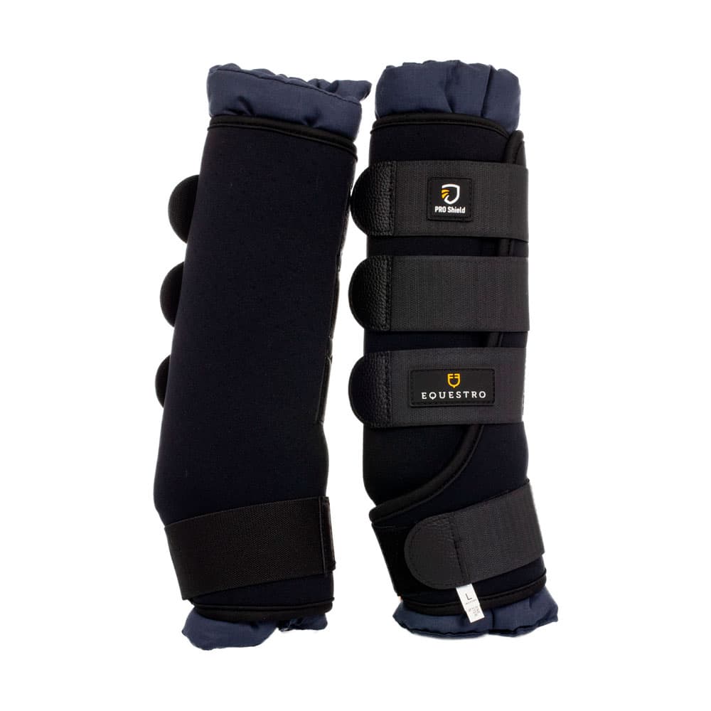 PROTECTOR TRANSPORTE Y DESCANSO PR0020 AZUL - Tienda Hípica Online | D’Hispania ®