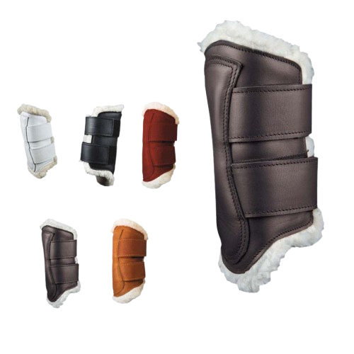 PROTECTOR ZALDI EXTRA CUERO BORREGUILLO MANO - Tienda Hípica Online | D’Hispania ®