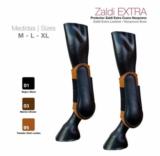 PROTECTOR ZALDI EXTRA CUERO NEOPRENO - Tienda Hípica Online | D’Hispania ®