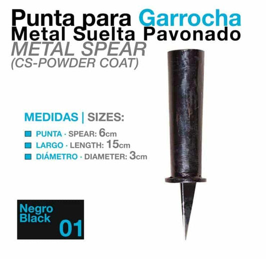 PUNTA PARA GARROCHA METAL SUELTA PAVONADO - Tienda Hípica Online | D’Hispania ®