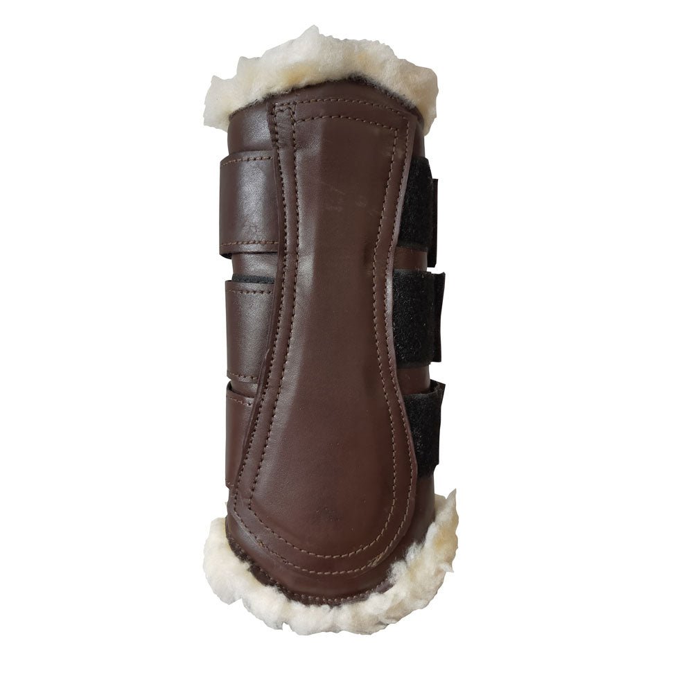 Protector Trabajo Cuero Borreguillo Pie - Máxima Protección Confort - Tienda Hípica Online | D’Hispania ®