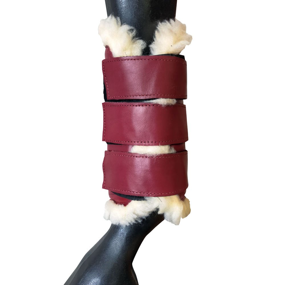 Protector Trabajo Cuero Borreguillo Pie - Máxima Protección Confort - Tienda Hípica Online | D’Hispania ®