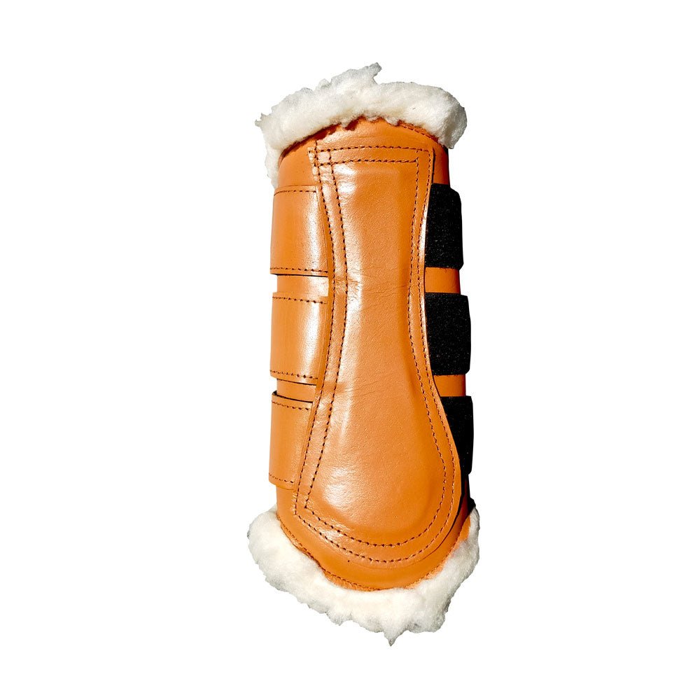 Protector Trabajo Cuero Borreguillo Pie - Máxima Protección Confort - Tienda Hípica Online | D’Hispania ®
