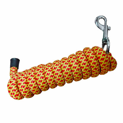 Ramal fuerte con mosquetón MLI-501 de 2.20m, equipado con mosquetón resistente, ideal para equitación y actividades hípicas.