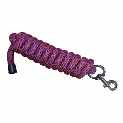 Ramales fuertes con mosquetón MLI-501, longitud 2.20m, marca Tienda Hípica D'Hispania, ideal para equitación.