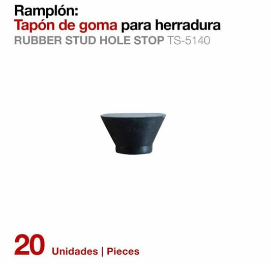 RAMPLÓN TAPÓN GOMA PARA HERRADURA TS-5140 20uds - Tienda Hípica Online | D’Hispania ®