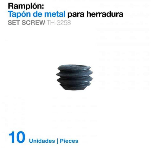 RAMPLÓN TAPÓN METAL PARA HERRADURA TH-3258 10uds - Tienda Hípica Online | D’Hispania ®