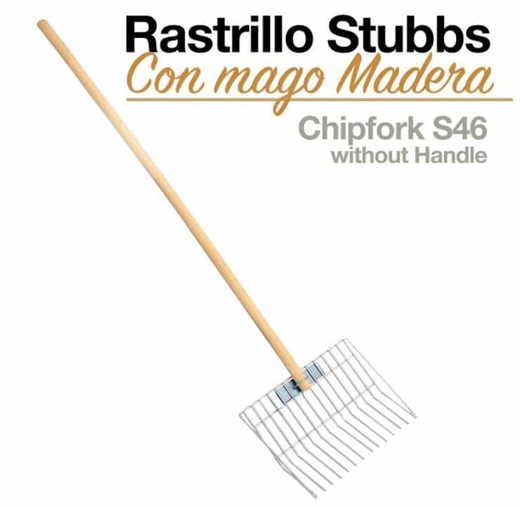 RASTRILLO CON MANGO MADERA STUBBS S46 - Tienda Hípica Online | D’Hispania ®