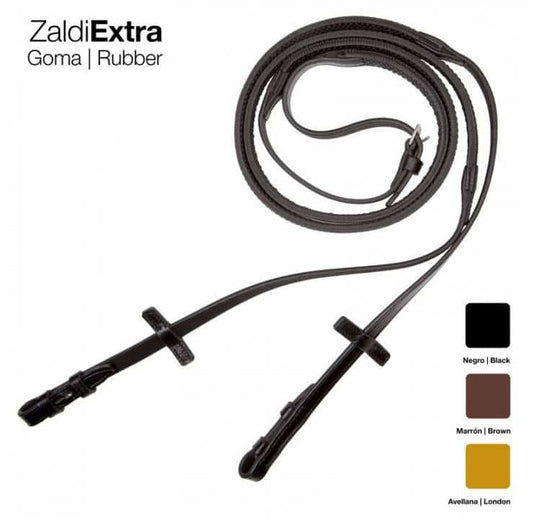 RIENDAS ZALDI EXTRA GOMA - Tienda Hípica Online | D’Hispania ®