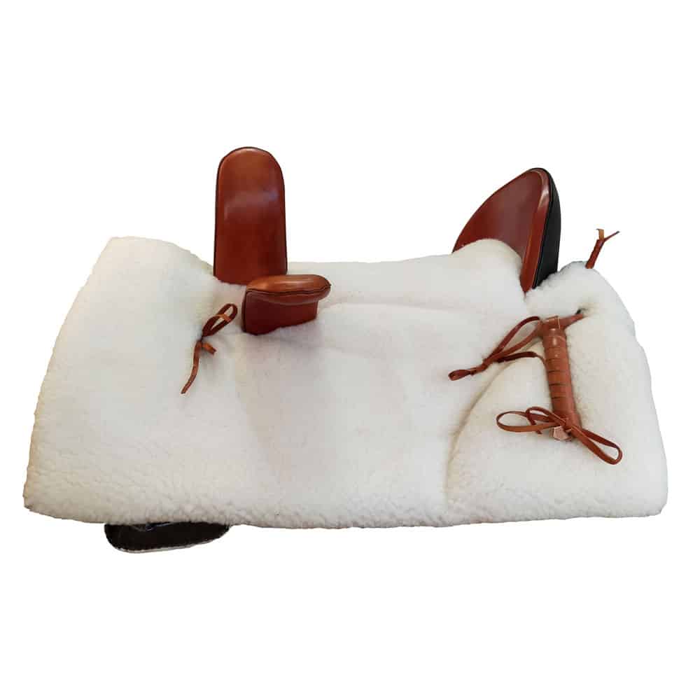 SILLA CASTECUS VAQUERA MODELO AMAZONA NATURAL - Tienda Hípica Online | D’Hispania ®