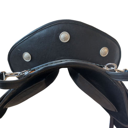SILLA ESPAÑOLA TREELESS - Sin Armadura Repujada Bastes Multiposición Ajustables - Tienda Hípica Online | D’Hispania ®