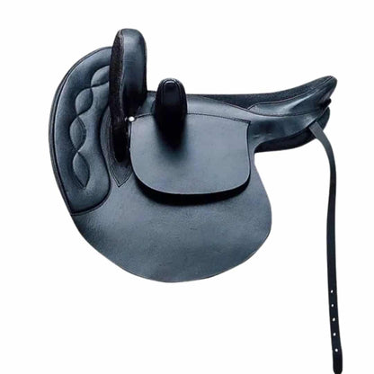 Silla inglesa amazona Lady Castecus de Tienda Hípica D'hispania, de montar a caballo, con diseño cómodo y elegante para equitación femenina.