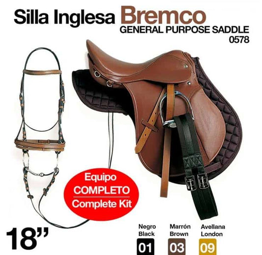 SILLA INGLESA BREMCO (EQUIPO COMPLETO) - Tienda Hípica Online | D’Hispania ®